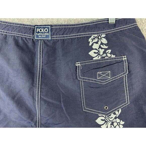VTG Polo Sport Ralph Lauren Men's Swim Trunks Board Shorts Floral Size 40 - Picture 3 of 9